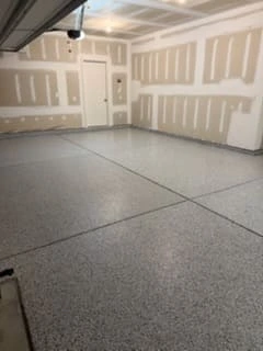 Polyaspartic floor coating by Gemstone Coating